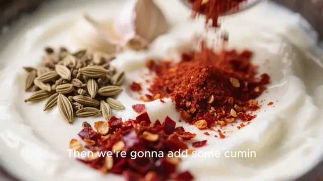'Video thumbnail for Caramelized Garlic Carrots with Spicy Cilantro Yogurt Sauce'