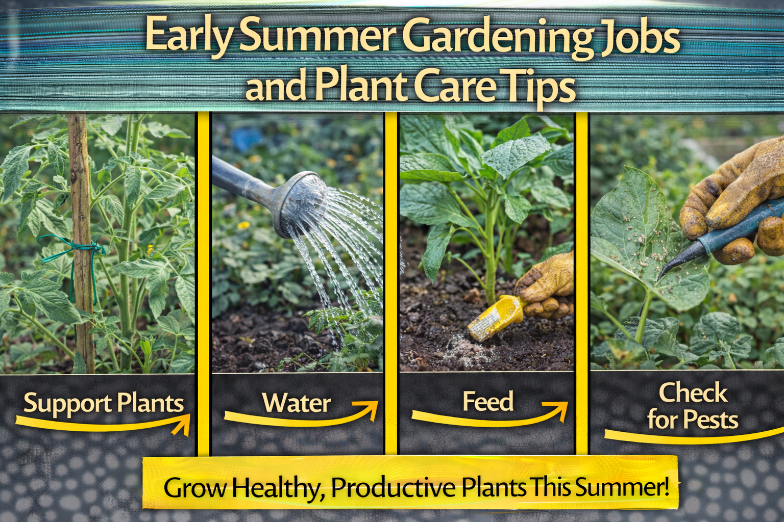 Video thumbnail for Early Summer Gardening Jobs and Plant Care Tips