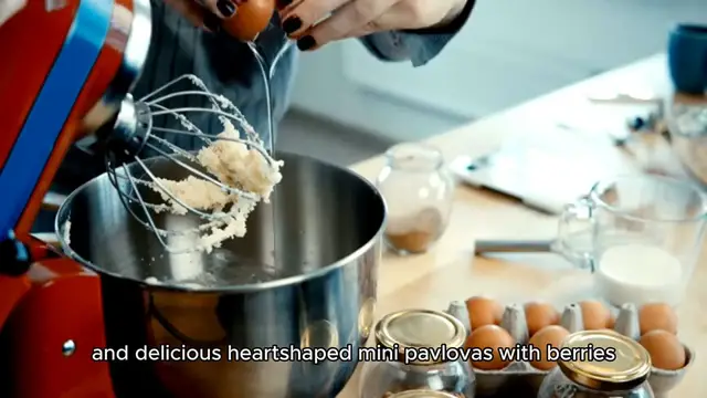 Video thumbnail for Heart Shaped Mini Pavlovas with Berries