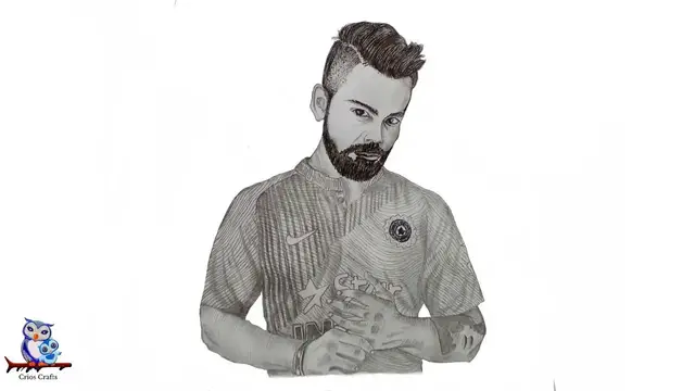 Video thumbnail for How to Draw Virat Kohli Sketch - Indian International Cricketer