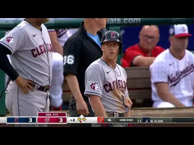 'Video thumbnail for Myles Straw BELTS a RBI Single! | Cleveland Guardians | 4/15/2023'