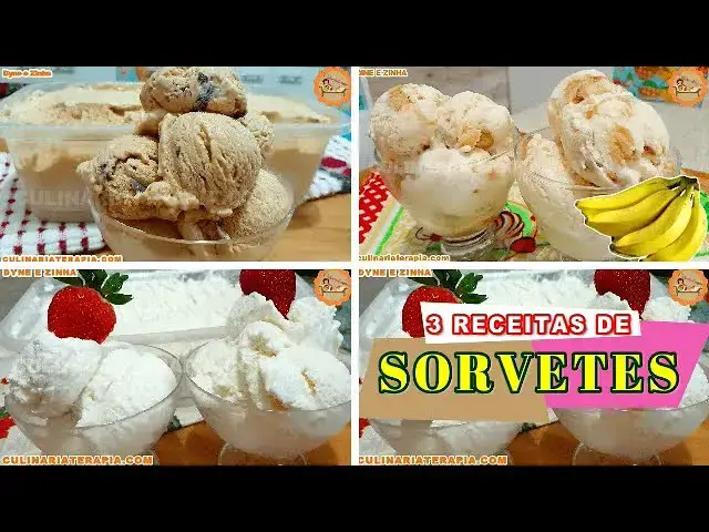 Video thumbnail for 3 RECEITAS DE SORVETES CREMOSOS MELHOR QUE O DA SOVETERIA