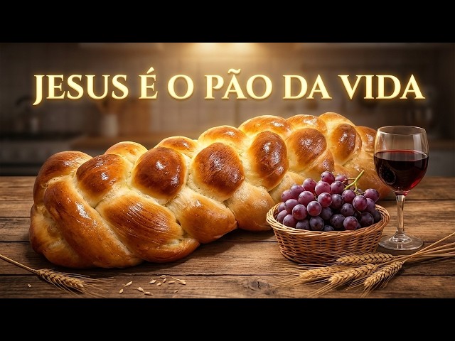 Video thumbnail for Jesus é o Pão da Vida - Pão Chalá Caseiro para o Shabat | Receita com Louvor @AriadneJose