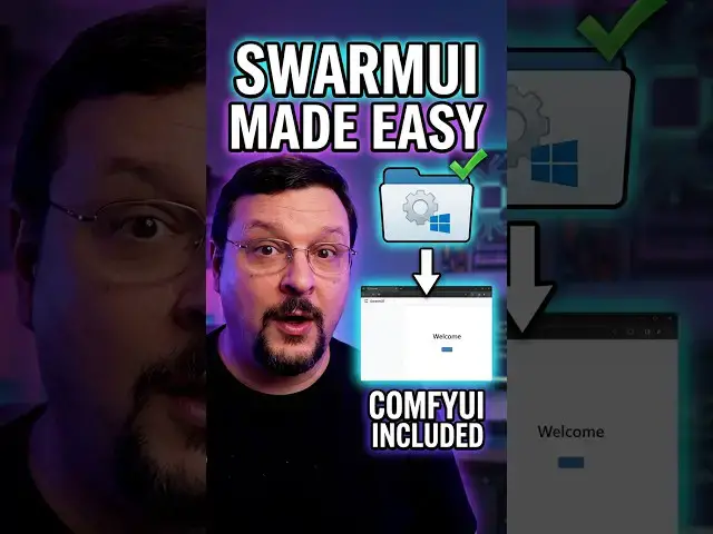 Video thumbnail for SwarmUI Beta: Install & Setup Made EASY! #shorts