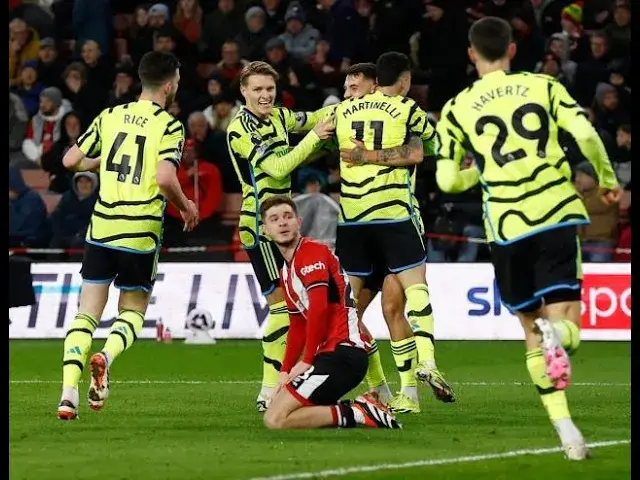 Video thumbnail for Arsenal x Sheffield United 6 Goals  | HIGHLIGHTS | Martin Odegaard,Gabriel Martinelli,Kai Havertz
