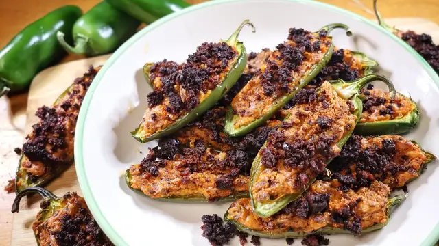 Video thumbnail for Our 3-Ingredient Jalapeño Poppers Are For Chorizo Lovers