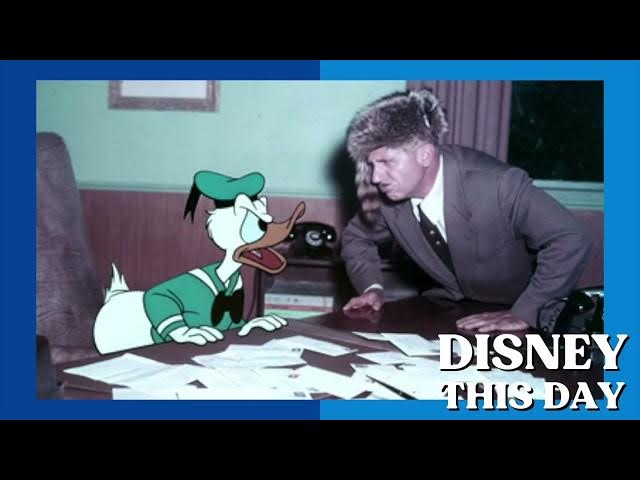 Video thumbnail for A Day in the Life of Donald Duck | DISNEY THIS DAY | February 1, 1956