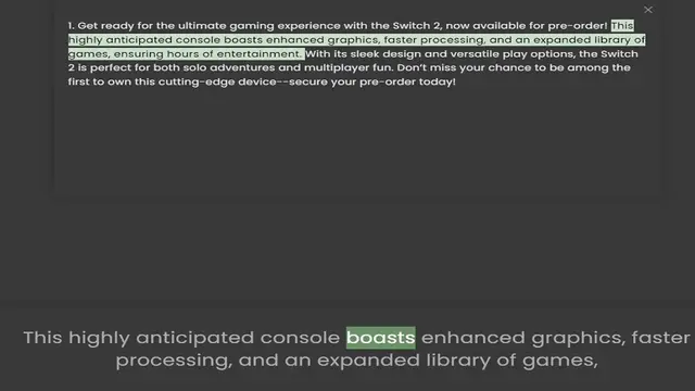 Video thumbnail for highly anticipated console boasts enhanced graphics, faster processing, and an expanded library of games, ensuring hours of entertainment. With its sleek design and versatile play options, the Switch 2 is perfect for both solo adventures