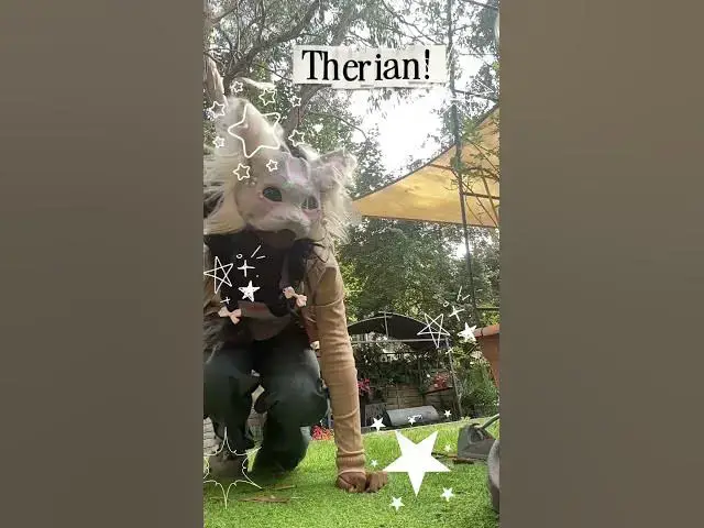 Video thumbnail for In the garden 🪴 # therian# 🐈🐈‍⬛