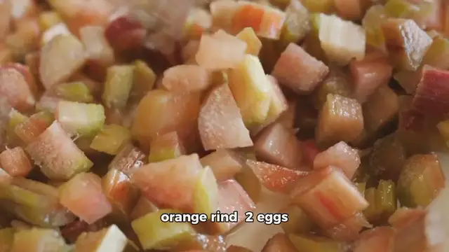 Video thumbnail for rhubarb recipe