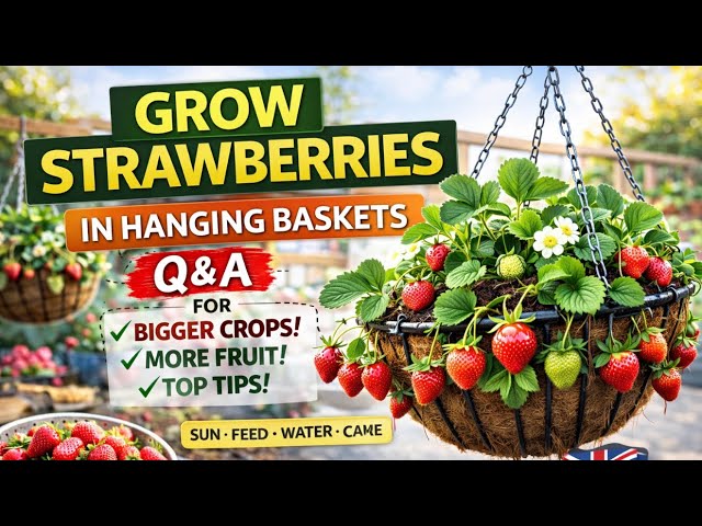 Video thumbnail for How to Grow Strawberries in Hanging Baskets for a Better Harvest