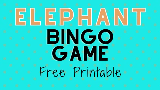 Video thumbnail for Elephant Bingo