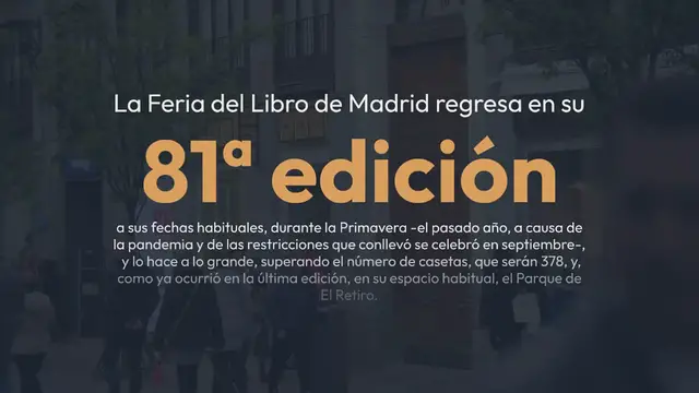 Video thumbnail for Feria del Libro de Madrid, un paraíso repleto de historias también para los niños