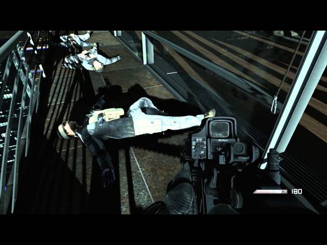 Video thumbnail for Call of Duty: Ghosts - Federation Day: Logan Repel Skyscraper Sequence & Stealth Blade Action