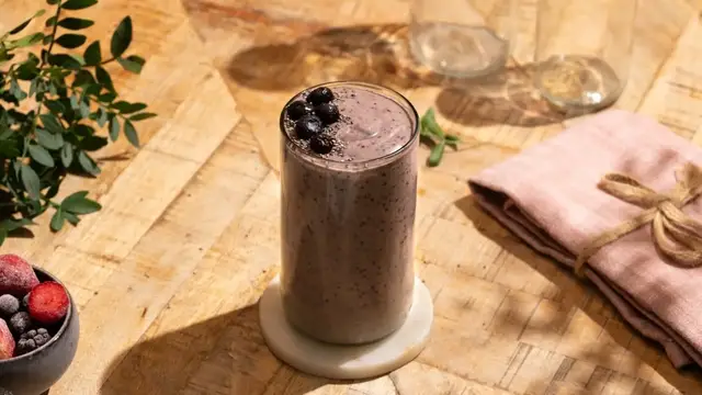 'Video thumbnail for Keto-Friendly Berry Avocado Smoothie'
