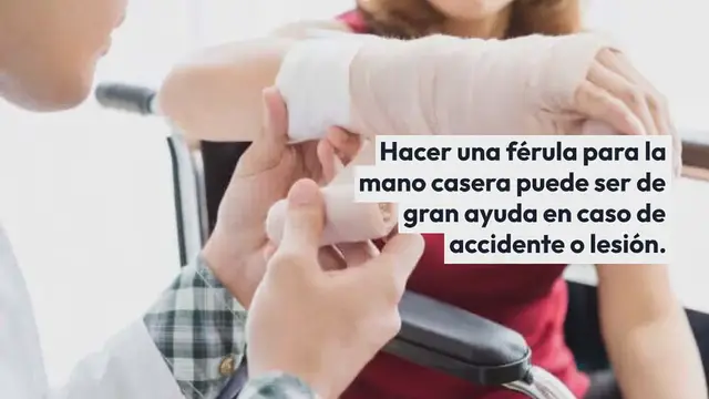 Video thumbnail for Cómo hacer una férula para la mano