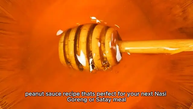 Video thumbnail for peanut sauce recipe