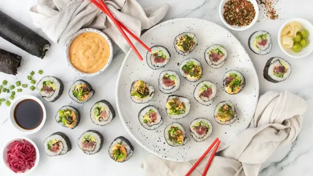 'Video thumbnail for Our Spicy Tuna Roll Recipe Is Buttery, Bold, And Better Than Takeout'