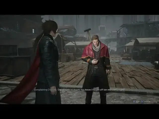 'Video thumbnail for Lost Soul Aside - In the Wake of Disaster: Talk To Complaining Civilian and Food Merchant Gameplay'