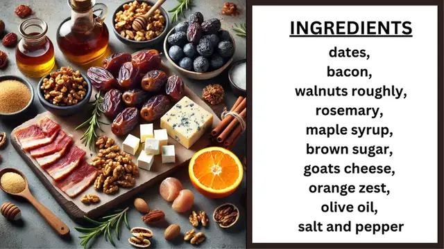 Video thumbnail for Goats cheese stuffed dates