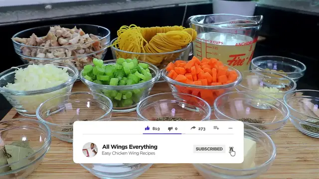 'Video thumbnail for 20.3 Simple Steps to Make the BEST Chicken Noodle Soup at Home! (1080p 60fps)'