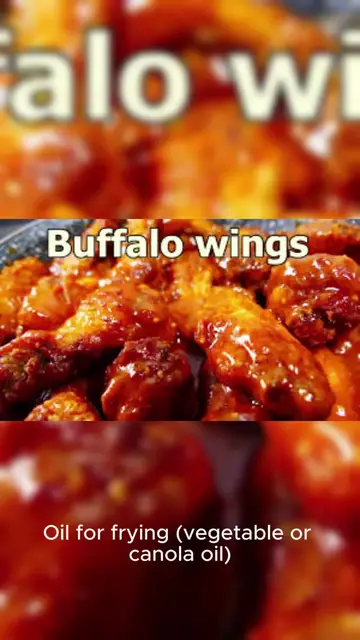 'Video thumbnail for Here’s a simple recipe to make delicious Buffalo wings at home:'