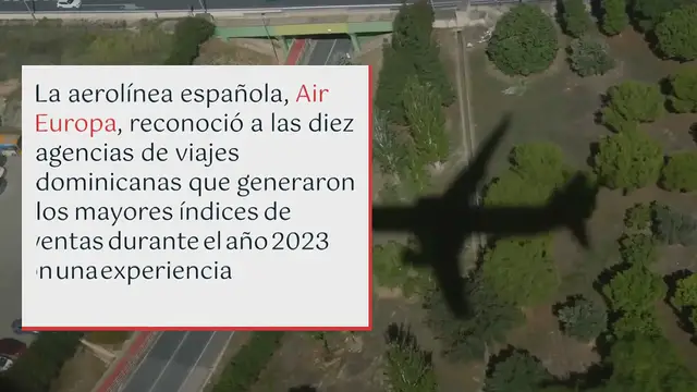 Video thumbnail for Air Europa reconoce a las agencias viajes dominicanas Top Ten 2023: