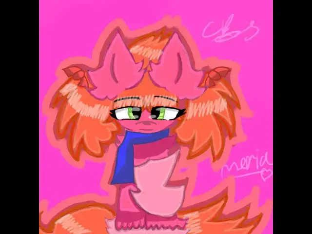 'Video thumbnail for speedpaint of maria (a random oc i made because yes)'
