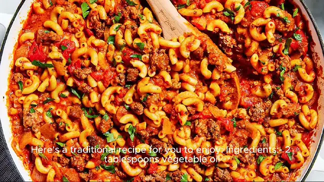 Video thumbnail for Goulash recipe