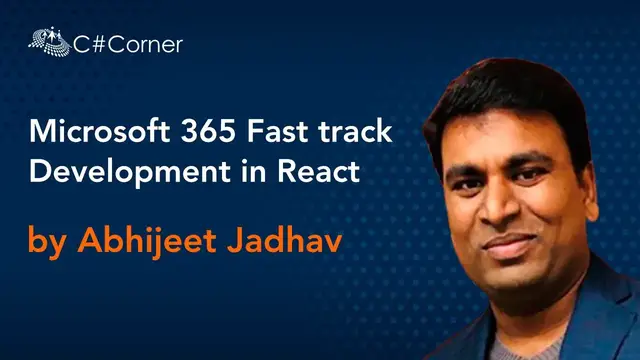 Video thumbnail for Microsoft 365 Fast track Development in React by Abhijeet Jadhav || React Virtual Conference