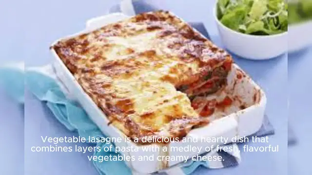 Video thumbnail for vegetable lasagna