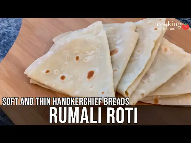 Video thumbnail for How to Make Restaurant-Style Rumali Roti - Soft "Handkerchief Roti"