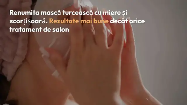 'Video thumbnail for Renumita mască turcească cu miere și scorțișoară. Rezultate mai bune decât orice tratament de salon'