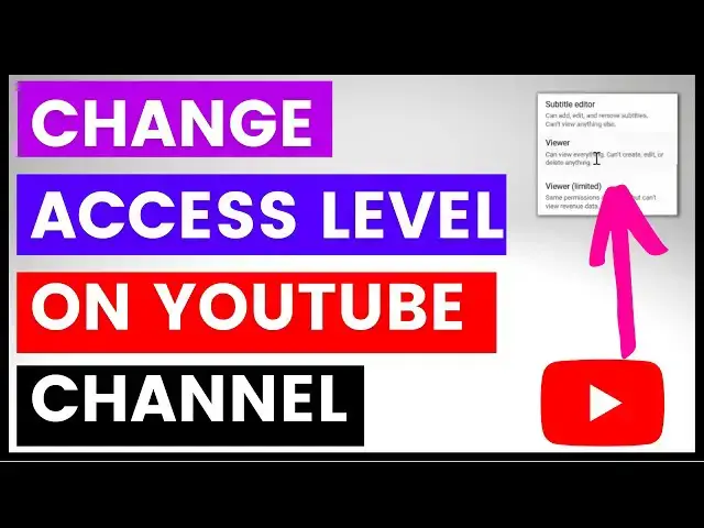 Video thumbnail for How To Change Access Level, Role Of A User On Your YouTube Channel?