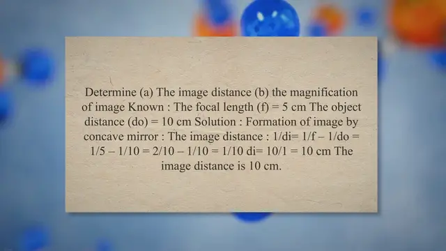 Video thumbnail for Concave mirror – problems and solutions