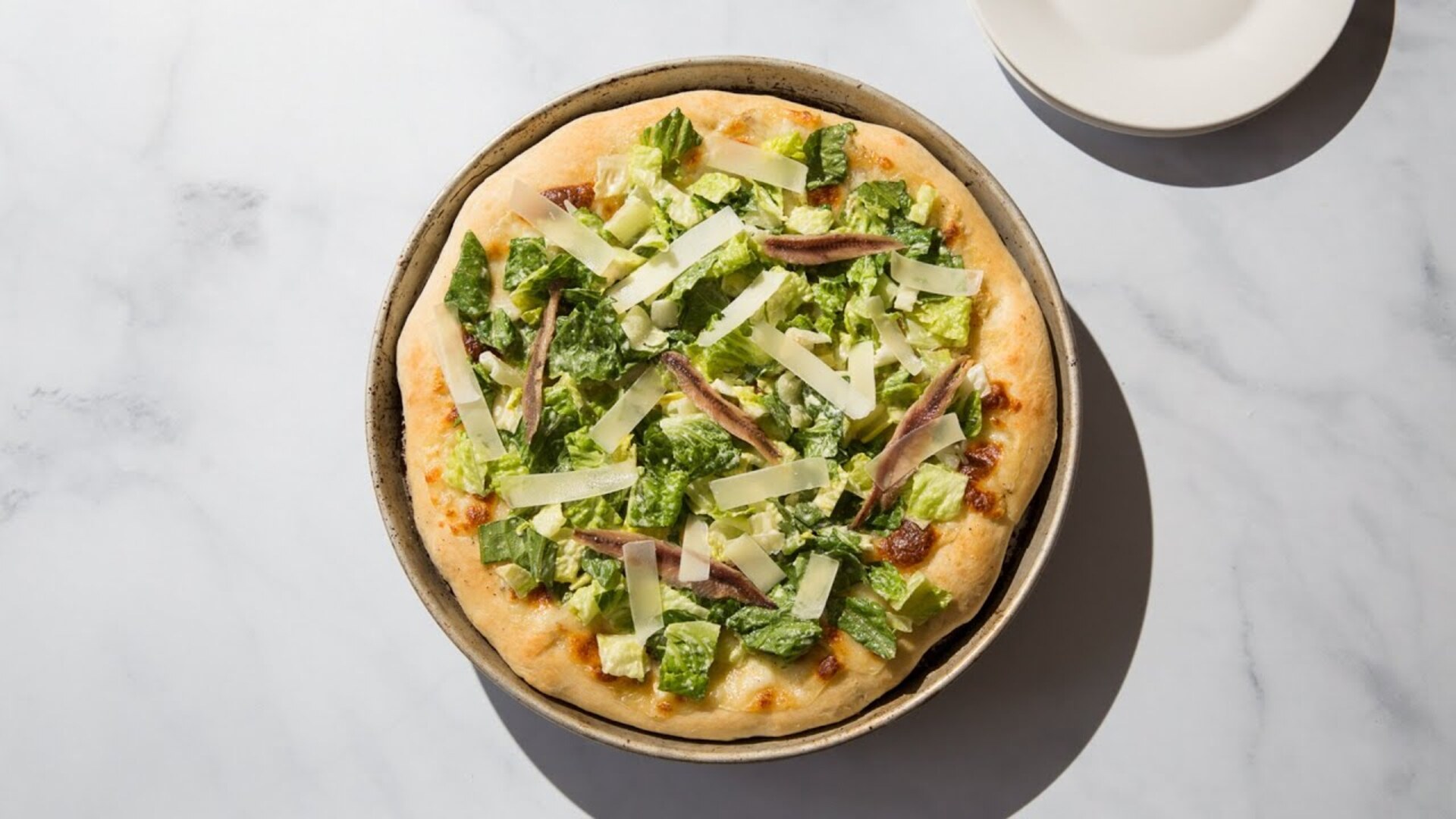 Video thumbnail for Give Pizza A Caesar Salad Twist With Our Zesty Recipe