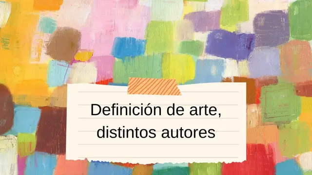 Video thumbnail for Definición de arte, distintos autores-Video blog