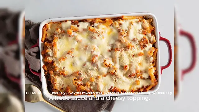 Video thumbnail for Alfredo Merinara Baked Ziti Recipe