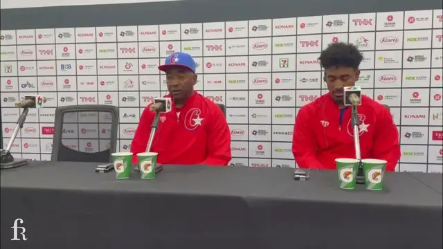 Video thumbnail for Armando Jhonson, manager de Cuba en conferencia de prensa antes del Cuba vs. Taiwan
