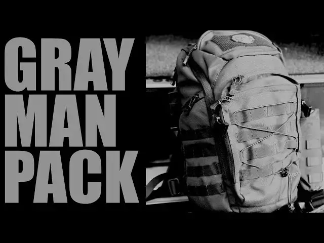 'Video thumbnail for Best Gray Man Backpack For Bugging Out? Amheh Tactical'