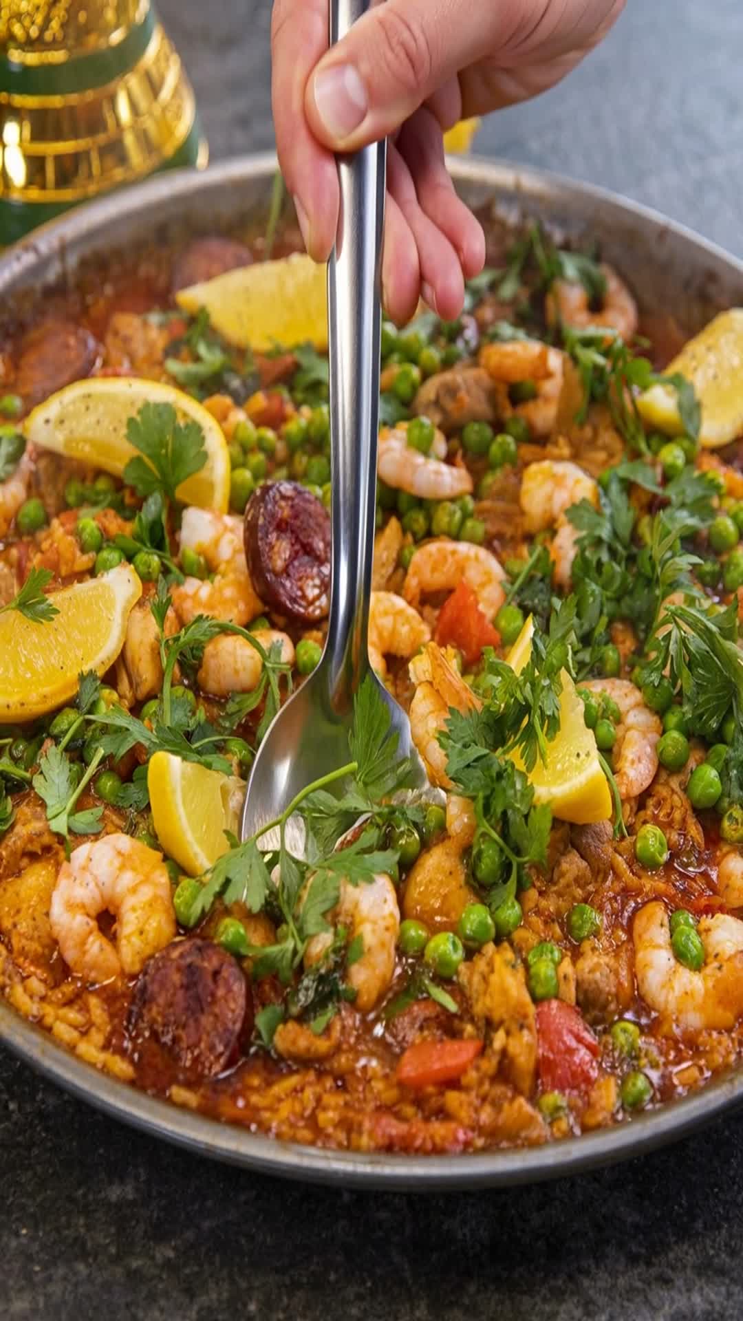 Video thumbnail for Ainsley Harriott Chicken and Chorizo Paella Recipe