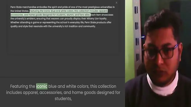 'Video thumbnail for Penn State merchandise embodies the spirit and pride of one of the most prestigious universities in the United States. Featuring the iconic blue and white colors, this collection includes apparel, accessories, and home goods designed for'