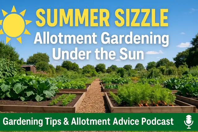 'Video thumbnail for Summer Sizzle: Allotment Gardening Under the Sun | Gardening Tips & Allotment Advice Podcast'