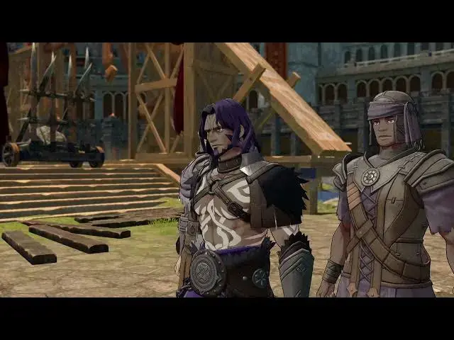 Video thumbnail for Fire Emblem: Fortune's Weave - Part 1 Cai's Path Chapter 4: Poloni Gives The Crowd a History Lecture