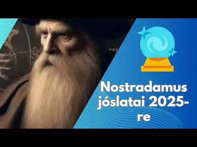 Video thumbnail for Nostradamus jóslatai 2025 re: Katasztrófák, Harmadik Világháború vagy a Változás Kora