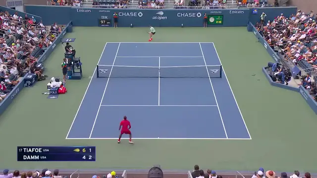 'Video thumbnail for Frances Tiafoe vs Martin Damm Highlights 2025 US Open'