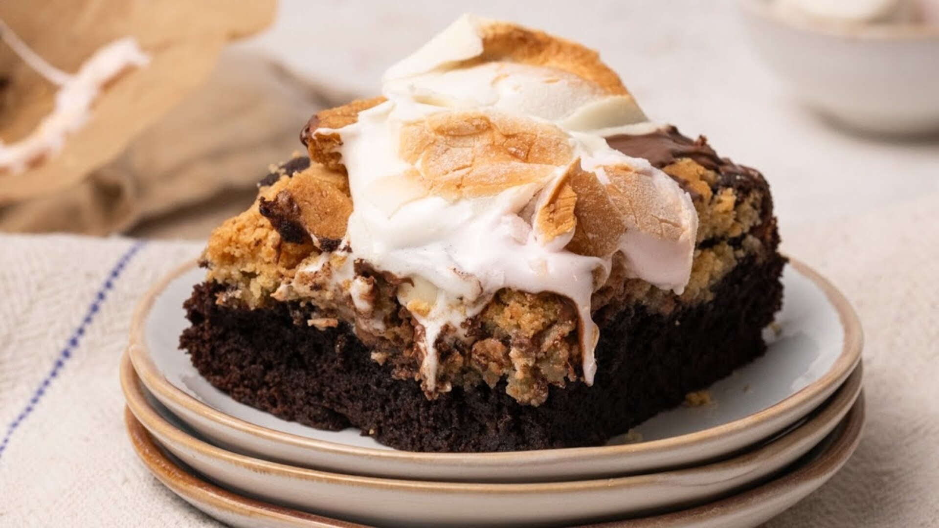 Video thumbnail for Campfire S'mores Brookies Recipe