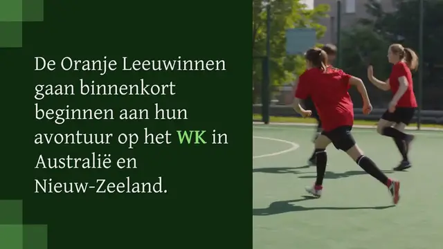 Video thumbnail for Dit is Oranje-keepster Daphne van Domselaar!