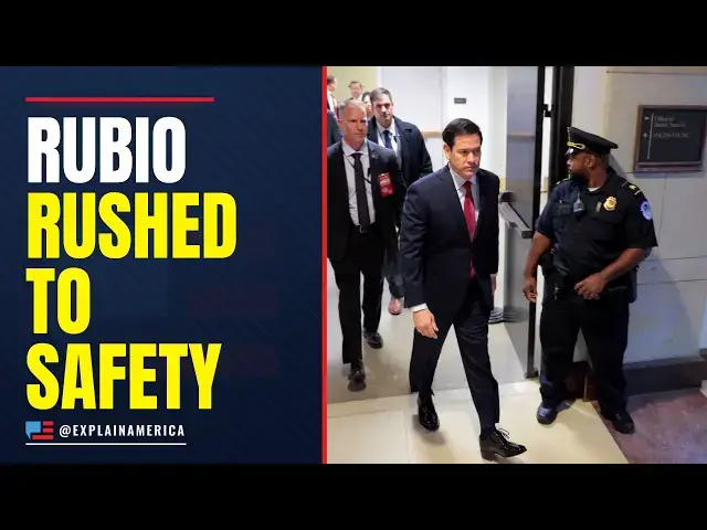 Video thumbnail for BREAKING: Marco Rubio RUSHED AWAY