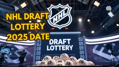 'Video thumbnail for NHL Draft lottery 2025 date And ODDS'